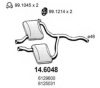 FORD 6129600 Middle Silencer